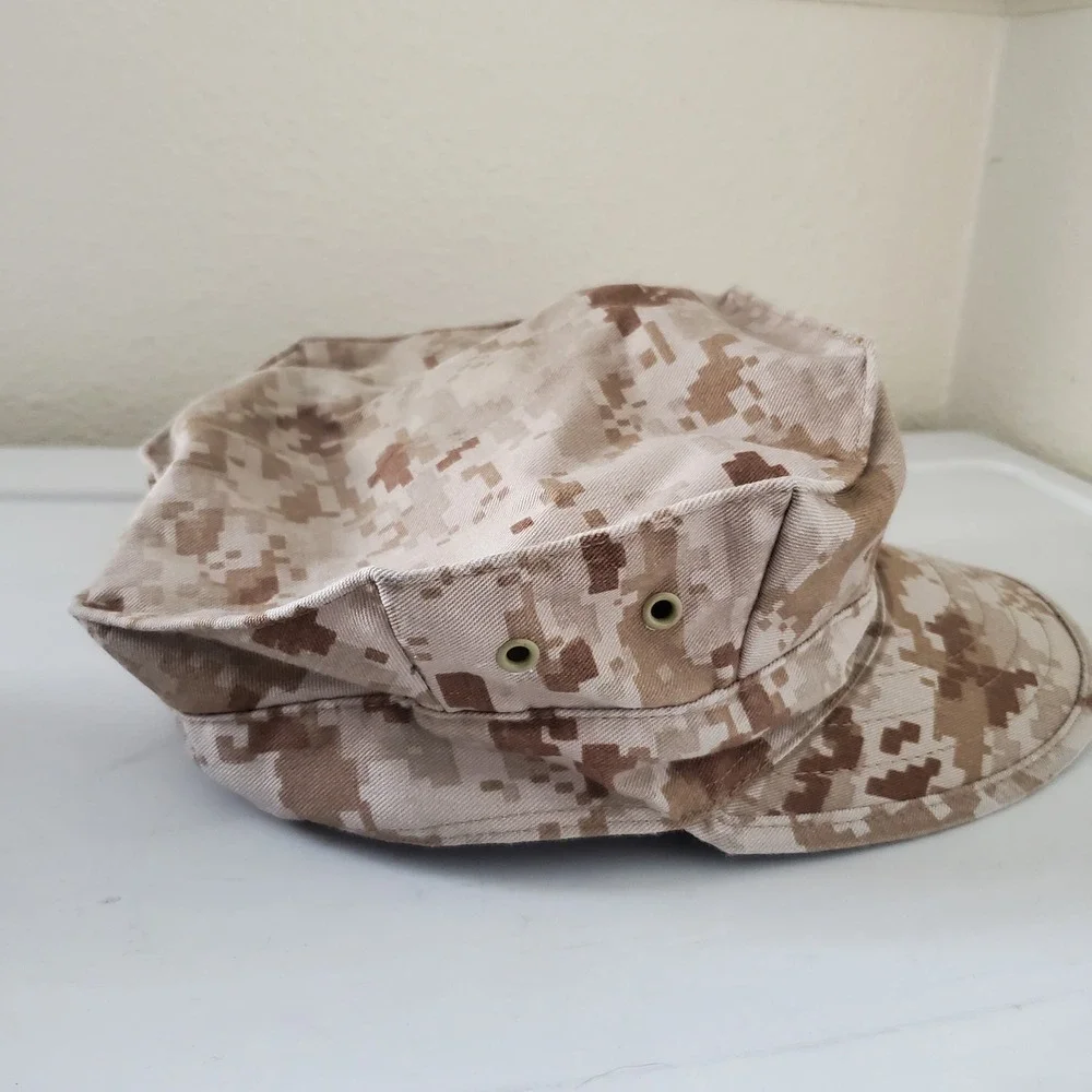 USMC MARPAT Desert Garrison Cover Sekri Industries Digital Camo Utility Cap Sz S